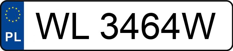 Numer rejestracyjny WL 3464W posiada DAIMLERCHRYSLER E 200 - WL3464W