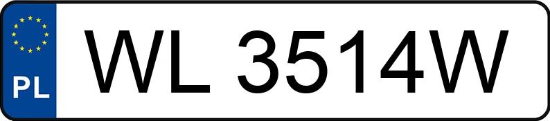Numer rejestracyjny WL 3514W posiada OPEL Insignia Turbo 2.0 MR`08 E5 Cosmo - WL3514W