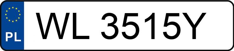 Numer rejestracyjny WL 3515Y posiada JAGUAR XF - WL3515Y Numer rejestracyjny WL 3515Y posiada JAGUAR XF - WL3515Y