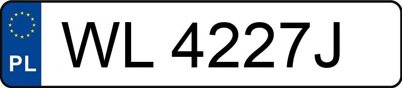 Numer rejestracyjny WL 4227J posiada KIA CEE D - WL4227J