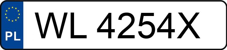 Numer rejestracyjny WL 4254X posiada BMW 323 - WL4254X Numer rejestracyjny WL 4254X posiada BMW 323 - WL4254X
