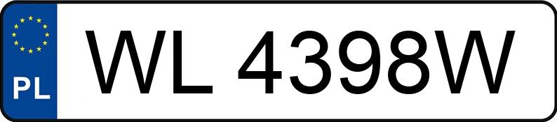 Numer rejestracyjny WL 4398W posiada SKODA Octavia II 1.6 TDI MR`09 E5 Ambition - WL4398W