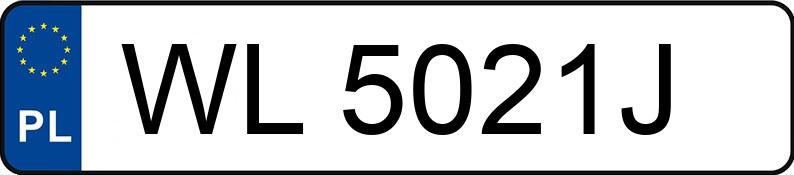Numer rejestracyjny WL 5021J posiada PEUGEOT 307 - WL5021J Numer rejestracyjny WL 5021J posiada PEUGEOT 307 - WL5021J