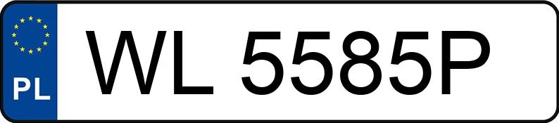 Numer rejestracyjny WL 5585P posiada BMW 530i Touring MR`07 E4 E61 X - WL5585P Numer rejestracyjny WL 5585P posiada BMW 530i Touring MR`07 E4 E61 X - WL5585P