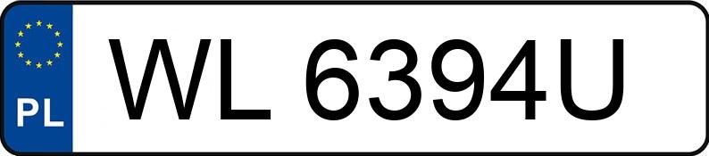 Numer rejestracyjny WL 6394U posiada NISSAN PRIMERA - WL6394U