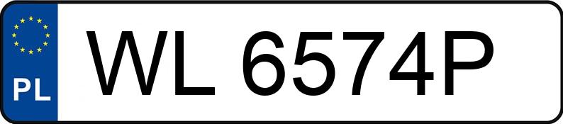 Numer rejestracyjny WL 6574P posiada TOYOTA YARIS - WL6574P