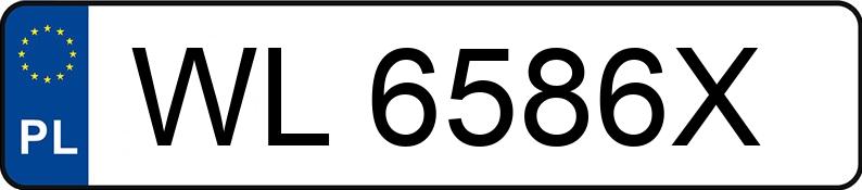 Numer rejestracyjny WL 6586X posiada VOLVO XC40 - WL6586X