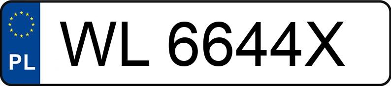 Numer rejestracyjny WL 6644X posiada FIAT PUNTO - WL6644X