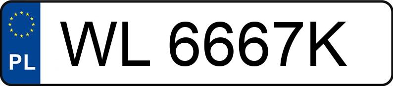 Numer rejestracyjny WL 6667K posiada OPEL CORSA - WL6667K Numer rejestracyjny WL 6667K posiada OPEL CORSA - WL6667K