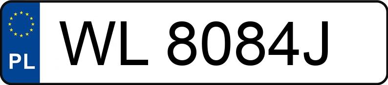 Numer rejestracyjny WL 8084J posiada MERCEDES-BENZ E 300 4MATIC - WL8084J