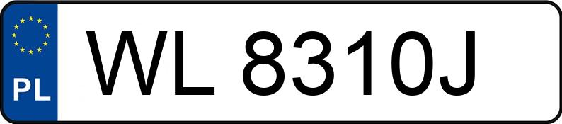 Numer rejestracyjny WL 8310J posiada VOLKSWAGEN CADDY - WL8310J