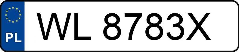 Numer rejestracyjny WL 8783X posiada AUDI A5 - WL8783X