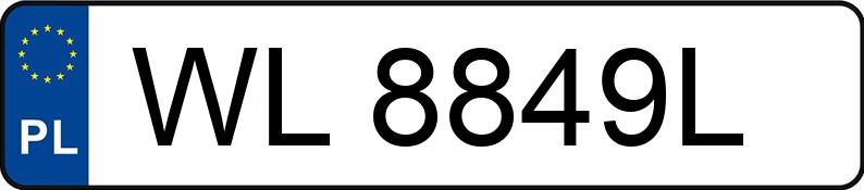 Numer rejestracyjny WL 8849L posiada TOYOTA AVENSIS 2.0 D4D - WL8849L