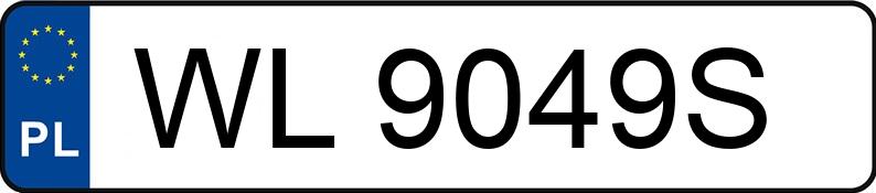 Numer rejestracyjny WL 9049S posiada MASSEY FERGUSON 3080 - WL9049S