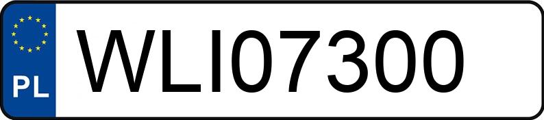 Numer rejestracyjny WLI 07300 posiada OPEL ASTRA - WLI07300 Numer rejestracyjny WLI 07300 posiada OPEL ASTRA - WLI07300