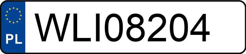 Numer rejestracyjny WLI 08204 posiada BMW X5 - WLI08204