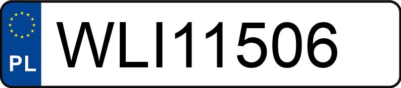 Numer rejestracyjny WLI 11506 posiada PEUGEOT 306 - WLI11506 Numer rejestracyjny WLI 11506 posiada PEUGEOT 306 - WLI11506