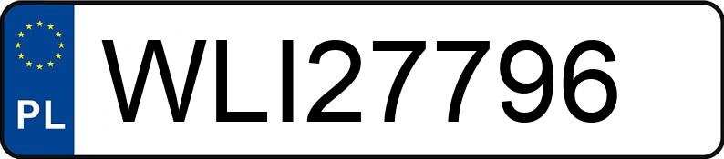 Numer rejestracyjny WLI 27796 posiada SKODA FABIA - WLI27796