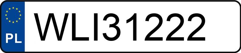 Numer rejestracyjny WLI 31222 posiada AUDI S3 Quattro 2.0 TFSI MR`12 E6 8V S3 Quattro 2.0 TFSI MR`12 E6 8V - WLI31222