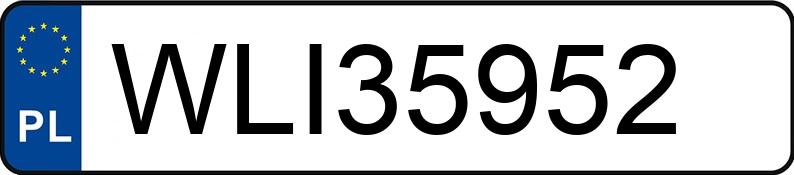 Numer rejestracyjny WLI 35952 posiada MERCEDES-BENZ SPRINTER - WLI35952