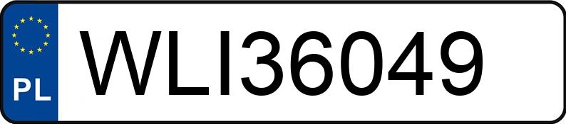 Numer rejestracyjny WLI36049 posiada BMW 523i Kat. MR`95 E39 523i Kat. MR`95 E39