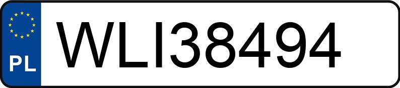 Numer rejestracyjny WLI 38494 posiada AUDI A6 AVANT - WLI38494