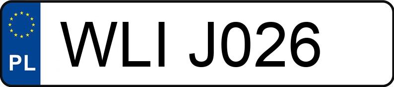 Numer rejestracyjny WLI J026 posiada VOLKSWAGEN GOLF 1.6 KAT - WLIJ026 Numer rejestracyjny WLI J026 posiada VOLKSWAGEN GOLF 1.6 KAT - WLIJ026