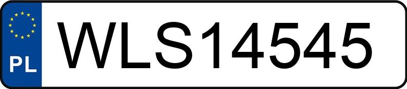 Numer rejestracyjny WLS 14545 posiada TOYOTA YARIS - WLS14545