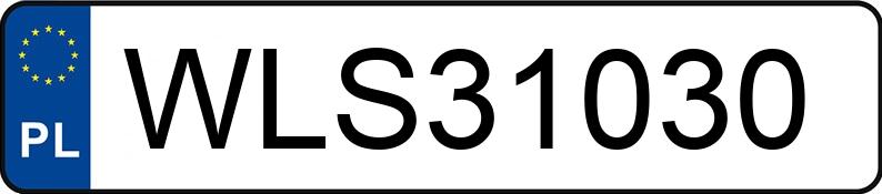 Numer rejestracyjny WLS 31030 posiada BMW 320 Diesel DPF MR`04 E4 E90 Ef.Dyn. Edition - WLS31030