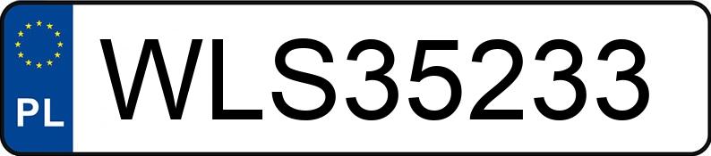 Numer rejestracyjny WLS 35233 posiada BMW 728i Kat. E38 728i Kat. E38 - WLS35233