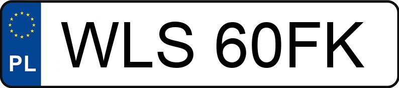 Numer rejestracyjny WLS 60FK posiada FLIEGL TSK 13.5t 135/4.50 - WLS60FK