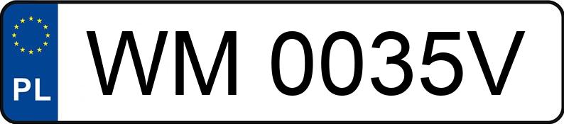 Numer rejestracyjny WM 0035V posiada VOLVO S60 2.0 T5 MR`20 E6d Inscription Polestar Getr - WM0035V