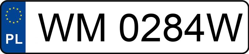 Numer rejestracyjny WM 0284W posiada MERCEDES-BENZ CLA 250 MR`19 E6 118 Style - WM0284W