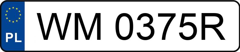 Numer rejestracyjny WM 0375R posiada VOLVO XC 90 2.0 T6 MR`15 E6 Inscription AWD Getr - WM0375R