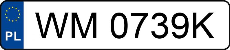 Numer rejestracyjny WM 0739K posiada BMW 318i Kat. MR`01 E3 E46 318i Kat. MR`01 E3 E46 - WM0739K