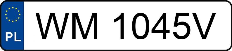 Numer rejestracyjny WM 1045V posiada VOLKSWAGEN POLO - WM1045V