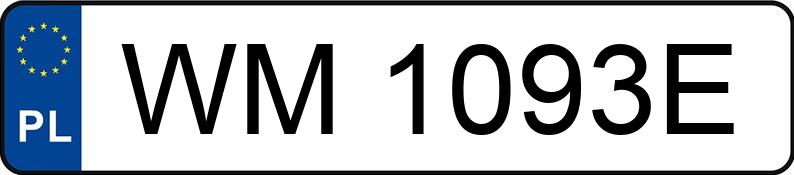 Numer rejestracyjny WM 1093E posiada DAEWOO / FSO Polonez Atu 1.6 Kat. PLUS GLi - WM1093E