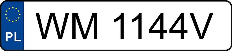 Numer rejestracyjny WM 1144V posiada AUDI Q8 - WM1144V