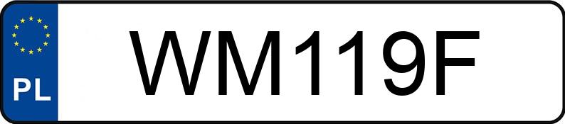 Numer rejestracyjny WM 119F posiada PEUGEOT Skutery do 50 ccm Trekker Street - WM119F