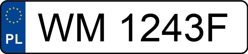 Numer rejestracyjny WM 1243F posiada FIAT Bravo 1.9 JTD Kat. 105 GT - WM1243F Numer rejestracyjny WM 1243F posiada FIAT Bravo 1.9 JTD Kat. 105 GT - WM1243F