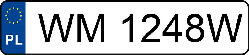 Numer rejestracyjny WM 1248W posiada OPEL CORSA OPC - WM1248W