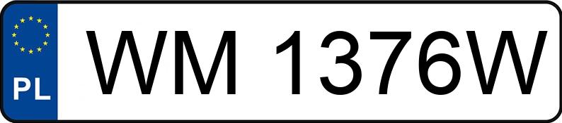 Numer rejestracyjny WM 1376W posiada FIAT STILO SW - WM1376W