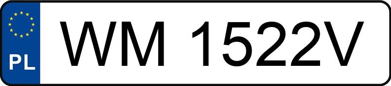 Numer rejestracyjny WM 1522V posiada MERCEDES-BENZ E 400 - WM1522V