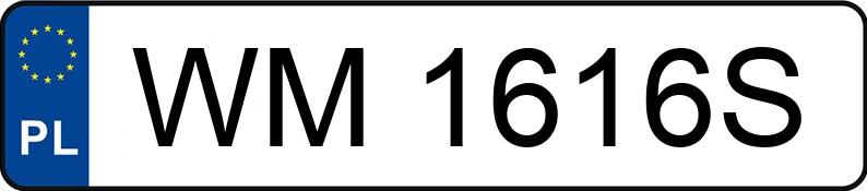 Numer rejestracyjny WM 1616S posiada OPEL ASTRA - WM1616S