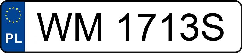 Numer rejestracyjny WM 1713S posiada SEAT ALHAMBRA - WM1713S Numer rejestracyjny WM 1713S posiada SEAT ALHAMBRA - WM1713S