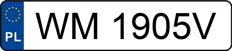 Numer rejestracyjny WM 1905V posiada VOLVO S60 2.5T - WM1905V