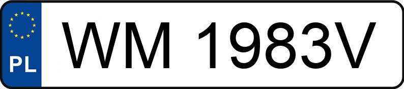 Numer rejestracyjny WM 1983V posiada SKODA OCTAVIA - WM1983V Numer rejestracyjny WM 1983V posiada SKODA OCTAVIA - WM1983V