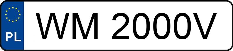 Numer rejestracyjny WM 2000V posiada MERCEDES-BENZ GLC 63 AMG Coupe MR`19 E6d C253 FL 4Matic+ - WM2000V