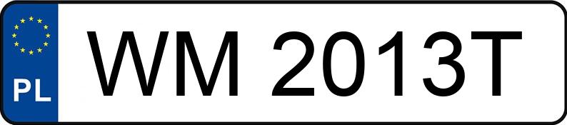 Numer rejestracyjny WM 2013T posiada AUDI A4 1.9 TDi Kat. MR`05 E3 8E A4 1.9 TDi Kat. MR`05 E3 8E - WM2013T