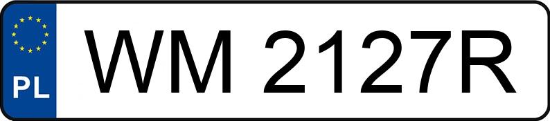 Numer rejestracyjny WM 2127R posiada BMW 320 Touring Diesel Kat. MR`98 E46 320 Touring Diesel Kat. MR`98 E46 - WM2127R